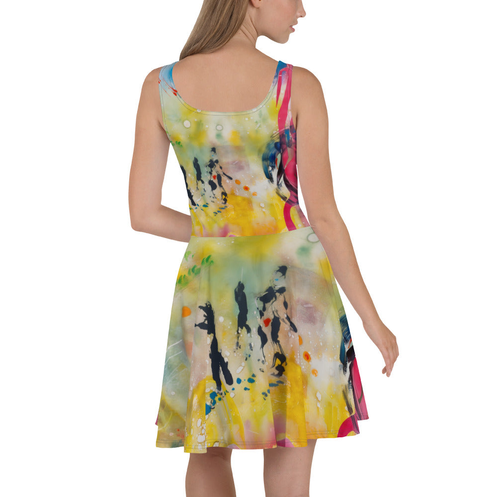 PI LogoArt | "Figures" Skater Dress