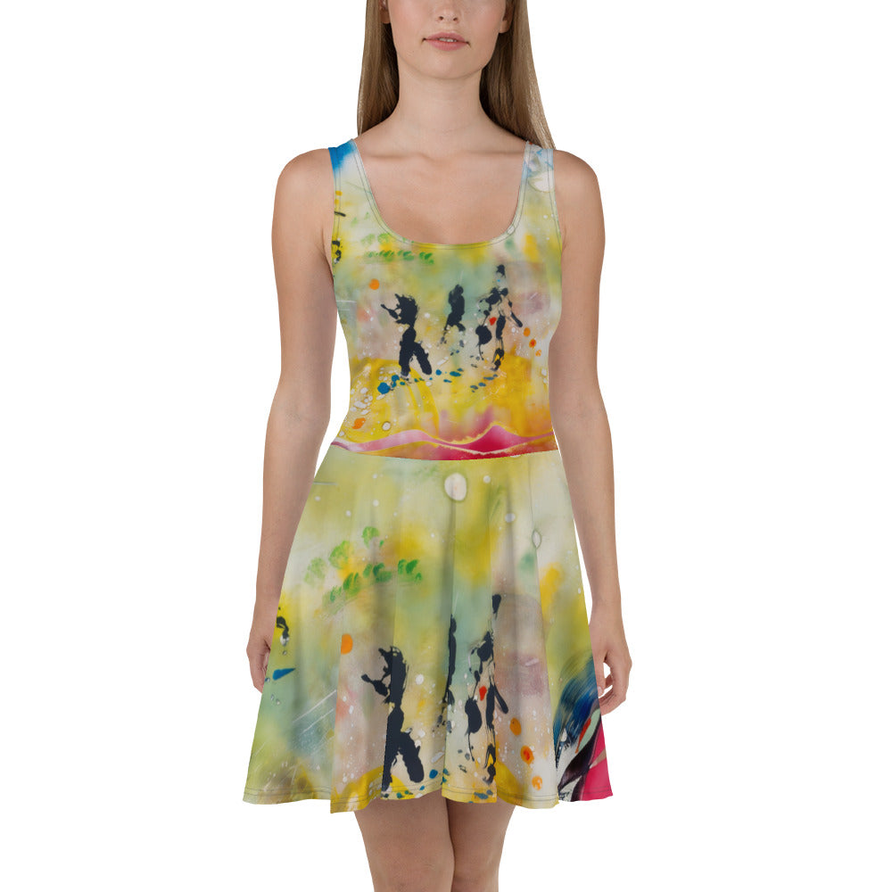 PI LogoArt | "Figures" Skater Dress